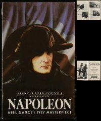 3h0350 LOT OF 21 NAPOLEON SOUVENIR PROGRAM BOOKS R1981 Abel Gance's 1927 masterpiece!