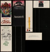 3h0489 LOT OF 54 MOVIE PREMIERE INVITATIONS 1980s Black Cauldron, Follow That Bird, Amadeus!