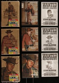 3h0019 LOT OF 3 WANTED DEAD OR ALIVE JAPANESE DVD SETS 1990s Steve McQueen, includes 15 discs!