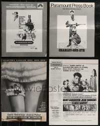 3h0368 LOT OF 15 UNCUT PRESSBOOKS 1940s-1970s advertising from a variety of different movies!