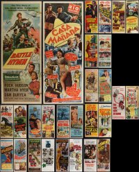 3h0571 LOT OF 30 FORMERLY FOLDED INSERTS 1940s-1970s great images from a variety of movies!