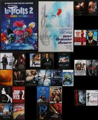 3h0675 LOT OF 29 FORMERLY FOLDED FRENCH 15X21 POSTERS 1970s-2010s a variety of cool movie images!