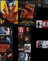 3h0676 LOT OF 28 FORMERLY FOLDED FRENCH 15X21 POSTERS 1990s-2010s a variety of cool movie images!