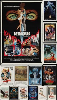 3h0196 LOT OF 20 FOLDED 1970S-1980S ONE-SHEETS 1970s-1980s great images from a variety of different movies!