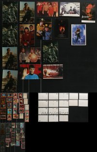 3h0490 LOT OF 41 POSTCARDS & TRADING CARDS 1970s-1990s Star Trek, E.T., Terminator & more!