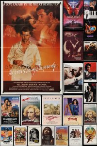 3h0166 LOT OF 41 FOLDED ONE-SHEETS 1970s-1990s great images from a variety of different movies!