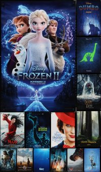3h0849 LOT OF 16 UNFOLDED DOUBLE-SIDED 27X40 WALT DISNEY ONE-SHEETS 2010s cool movie images!