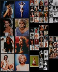 3h0520 LOT OF 65 SEXY ACTRESSES 8X10 REPRO PHOTOS 1980s-1990s great portraits of beautiful women!