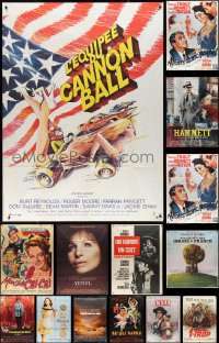 3h0091 LOT OF 17 FOLDED FRENCH ONE-PANELS 1950s-2000s great images from a variety of movies!
