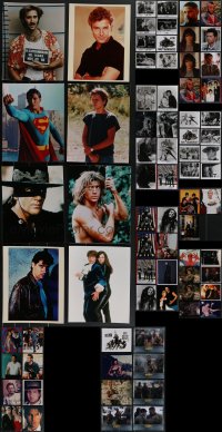 3h0480 LOT OF 75 MOVIES & FAMOUS MUSICIANS REPRO PHOTOS 1980s-1990s great images of celebrities!