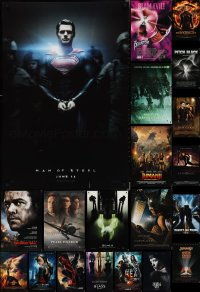3h0827 LOT OF 22 UNFOLDED MOSTLY DOUBLE-SIDED 27X40 ONE-SHEETS 1990s-2010s cool movie images!