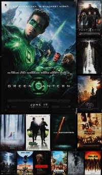 3h0836 LOT OF 19 UNFOLDED MOSTLY DOUBLE-SIDED 27X40 ONE-SHEETS 2000s-2010s cool movie images!