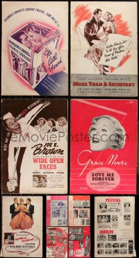 3h0074 LOT OF 5 CUT COLUMBIA PRESSBOOKS 1930s-1940s advertising for a variety of different movies!