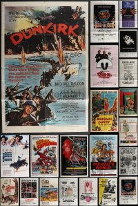 3h0153 LOT OF 71 FOLDED ONE-SHEETS 1950s-1980s great images from a variety of different movies!