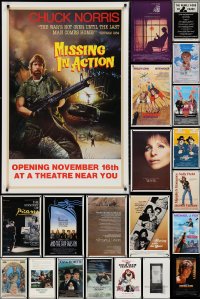 3h0830 LOT OF 21 UNFOLDED SINGLE-SIDED 27X41 ONE-SHEETS 1980s a variety of cool movie images!