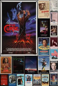 3h0817 LOT OF 26 UNFOLDED SINGLE-SIDED ONE-SHEETS 1980s a variety of cool movie images!