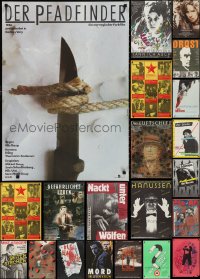 3h0749 LOT OF 29 MOSTLY FORMERLY FOLDED EAST GERMAN A1 POSTERS 1980s-1990s cool movie images!