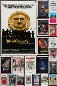 3h0176 LOT OF 32 FOLDED ONE-SHEETS 1970s-1980s great images from a variety of different movies!