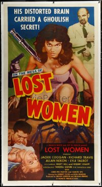 3j0422 MESA OF LOST WOMEN linen 3sh 1952 Jackie Coogan's distorted brain had a ghoulish secret, rare!