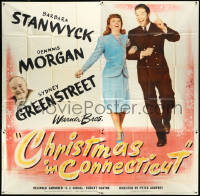 3j0129 CHRISTMAS IN CONNECTICUT 6sh 1945 Barbara Stanwyck, Dennis Morgan, Greenstreet, ultra rare!