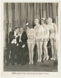 3j0341 DAMES 8x10.25 still 1934 Guy Kibbee & Herbert with Busby Berkeley beauties in skimpy outfits!