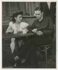 3j0389 TRUCKLINE CAFE stage play 8.25x10 still 1946 Marlon Brando & Ann Shepard on Broadway, rare!