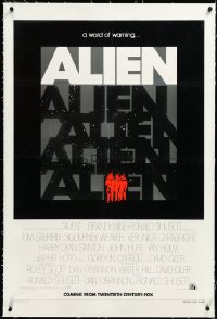 3j0862 ALIEN linen teaser 1sh 1979 Ridley Scott classic, a word of warning, rare & different image!