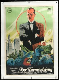 3j0496 MAKING A MAN linen Austrian 1925 rich Jack Holt becomes a better man when he loses everything!