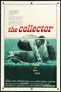3j0916 COLLECTOR linen 1sh 1965 art of Terence Stamp & Samantha Eggar, William Wyler directed!