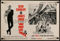 3j0057 YOU ONLY LIVE TWICE English pressbook 1967 Connery as Bond, ultra rare country of origin!