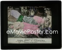 3j0317 CLEOPATRA glass slide 1917 different image of Theda Bara as Queen of the Nile, ultra rare!