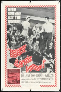3j0993 HEY LET'S TWIST linen 1sh 1962 the rock & roll sensation at New York's Peppermint Lounge!