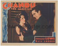 3j0261 CHANDU THE MAGICIAN LC 1932 great close up of Bela Lugosi kidnapping Irene Ware, ultra rare!