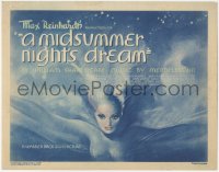 3j0249 MIDSUMMER NIGHT'S DREAM TC 1935 Shakespeare, William Dieterle, wonderful art, ultra rare!