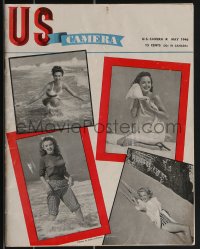 3j0125 U.S. CAMERA magazine May 1946 super young Marilyn Monroe by Andre de Dienes on cover, rare!