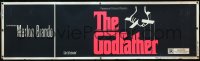 3j0002 GODFATHER paper banner 1972 Francis Ford Coppola classic from the novel by Mario Puzo, rare!