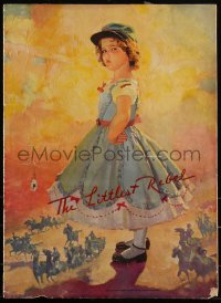 3j0029 LITTLEST REBEL pressbook 1935 different Maturo art of Shirley Temple, John Boles, ultra rare!