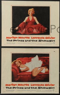 3j0299 PRINCE & THE SHOWGIRL group of 4 LCs 1957 the best scenes all showing sexy Marilyn Monroe!
