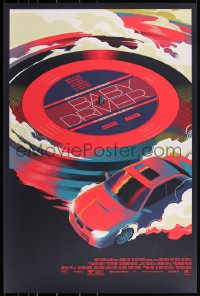 3k0120 BABY DRIVER #16/125 24x36 art print 2017 Mondo, Matt Taylor, variant edition!