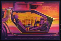 3k0128 BACK TO THE FUTURE #16/200 24x36 art print 2018 Mondo, DKNG Studios, foil variant edition!