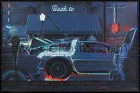 3k0125 BACK TO THE FUTURE #16/575 24x36 art print 2014 Mondo, art by Laurent Durieux, regular ed.!