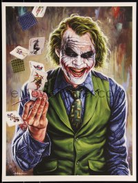 3k1824 DARK KNIGHT #16/275 18x24 art print 2014 Mondo, Watch the World Burn, Ledger as the Joker, 1st ed
