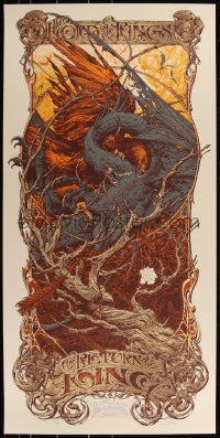3k1521 LORD OF THE RINGS: THE RETURN OF THE KING signed #150/260 19x39 art print 2012 Horkey, reg!