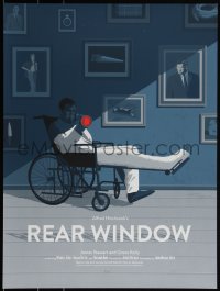 3k2143 REAR WINDOW #16/225 18x24 art print 2018 Mondo, Jimmy Stewart in cast by Stephan Schmitz!