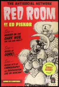 3k1005 RED ROOM #16/150 24x36 art print 2021 Mondo, wacky horror art by Ed Piskor!