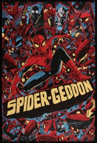 3k1106 SPIDER-MAN #16/300 24x36 art print 2018 Mondo, art by Francesco Francavilla, Spider-Geddon!