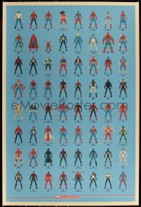3k1108 SPIDER-MAN #16/955 24x36 art print 2017 Mondo, art by DKNG, Spider-Verse, variant edition!