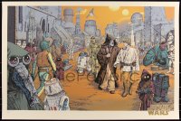 3k1139 STAR WARS #15/1055 24x36 art print 2021 Mondo, Mike Sutfin, We Must Be Cautious, timed ed.!