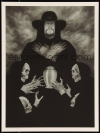 3k2412 WWE #16/125 12x16 art print 2020 Mondo, art by Randy Ortiz, The Undertaker!