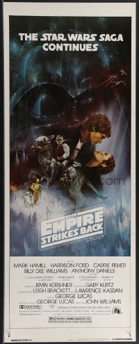 3m1085 EMPIRE STRIKES BACK insert 1980 best Gone with the Wind style art by Roger Kastel!